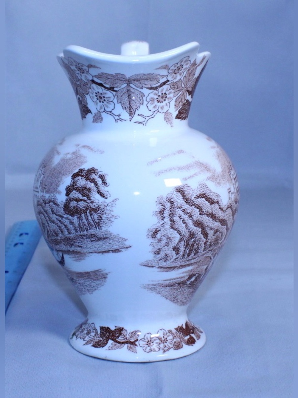 Norleans Brown and White Pitcher - Picture 3 of 6
